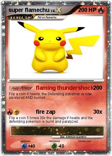Pokemon super flamechu