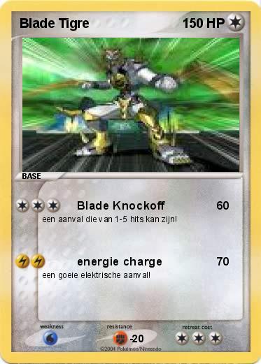 Pokemon Blade Tigre