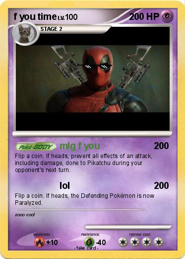Pokemon f you time