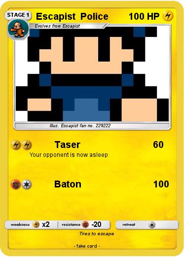 Pokemon Escapist  Police