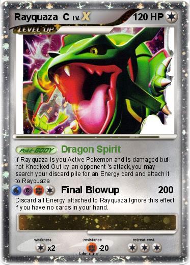 Pokemon Rayquaza  C
