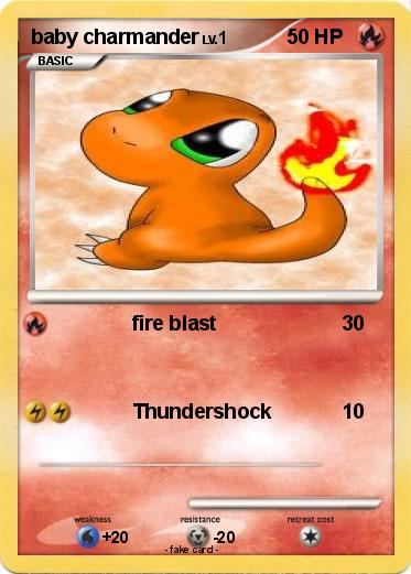 Pokemon baby charmander