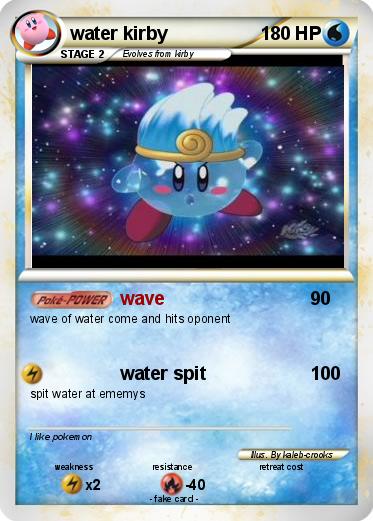 Pokemon water kirby