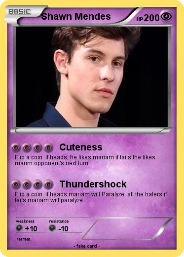 Pokemon Shawn Mendes