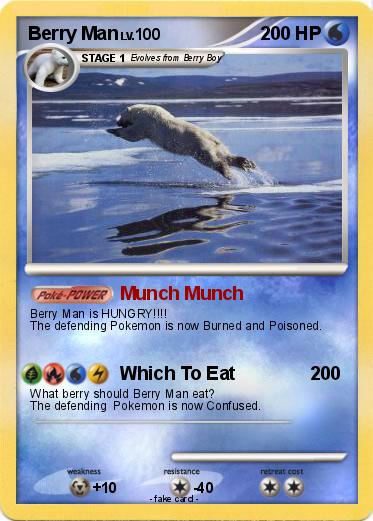 Pokemon Berry Man