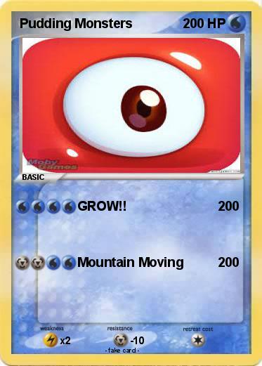 Pokemon Pudding Monsters