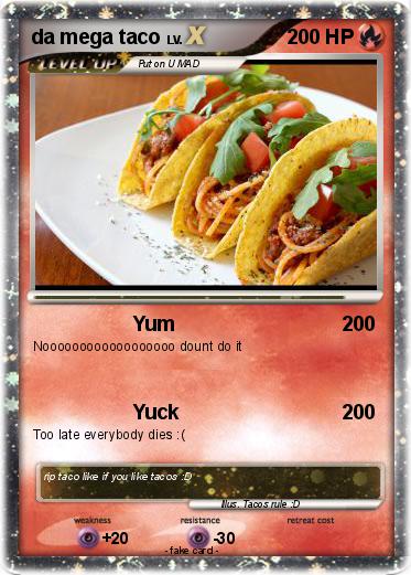 Pokemon da mega taco