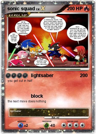 Pokemon sonic squad