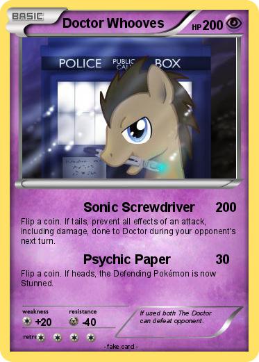 Pokemon Doctor Whooves