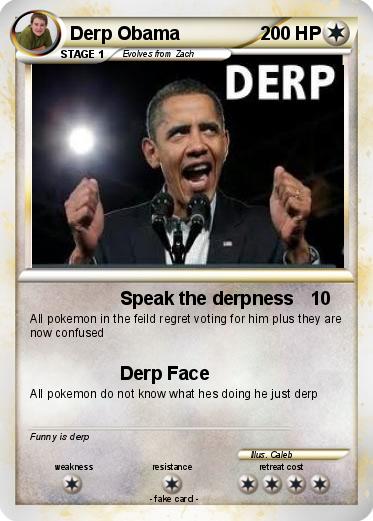 Pokemon Derp Obama