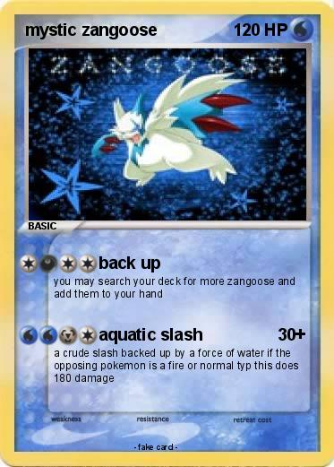 Pokemon mystic zangoose