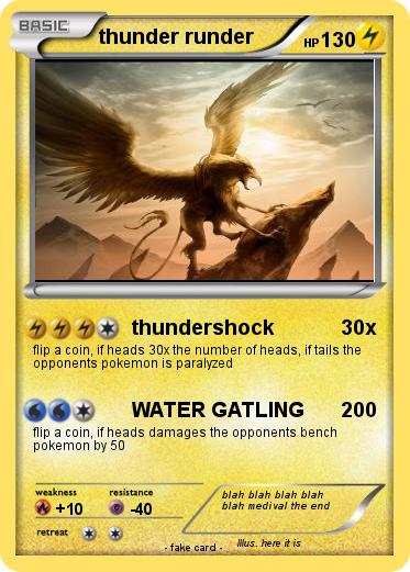 Pokemon thunder runder