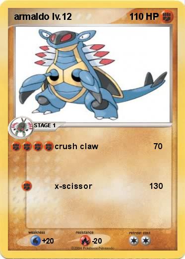 Pokemon armaldo lv.12
