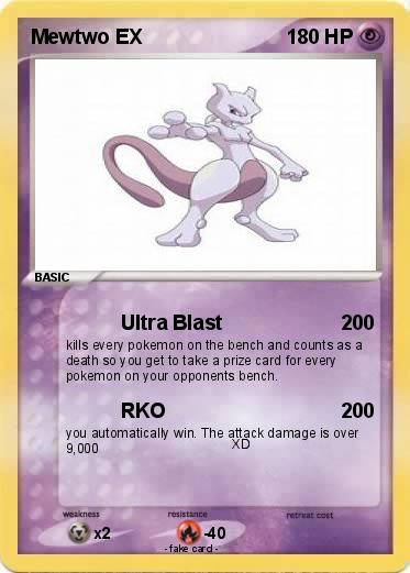 Pokemon Mewtwo EX