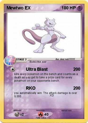 Pokemon Mewtwo EX
