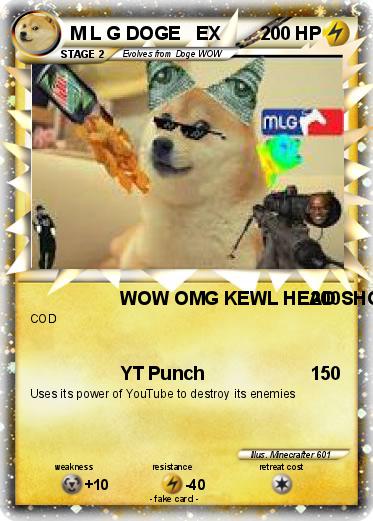 Pokemon M L G DOGE   EX