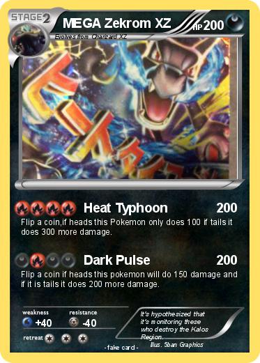 Pokemon MEGA Zekrom XZ