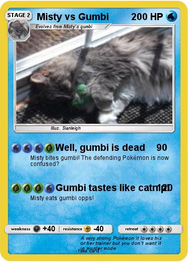 Pokemon Misty vs Gumbi