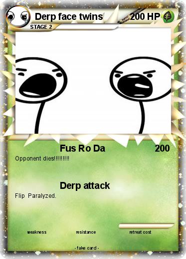 Pokemon Derp face twins