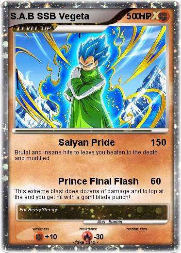 Pokemon S.A.B SSB Vegeta                   0