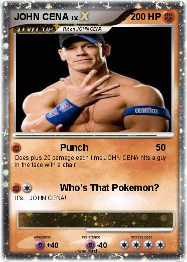 Pokemon JOHN CENA