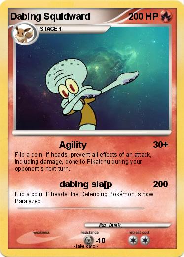 Pokemon Dabing Squidward