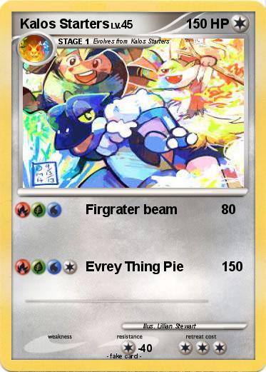 Pokemon Kalos Starters