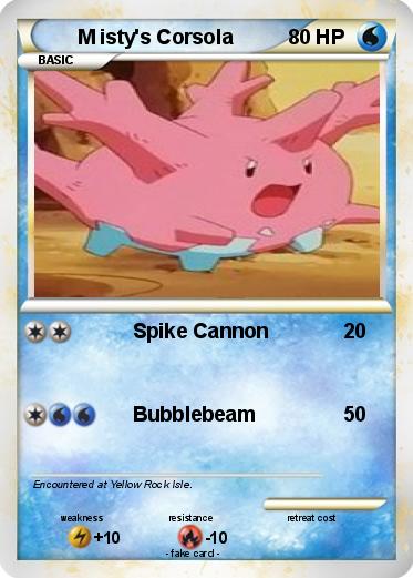 Pokemon M isty's Corsola