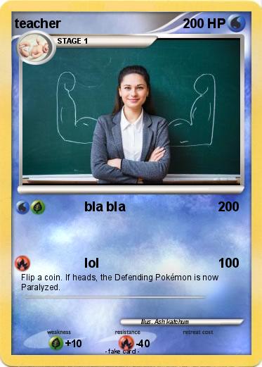 Pokemon teacher