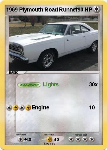 Pokemon 1969 Plymouth Road Runner
