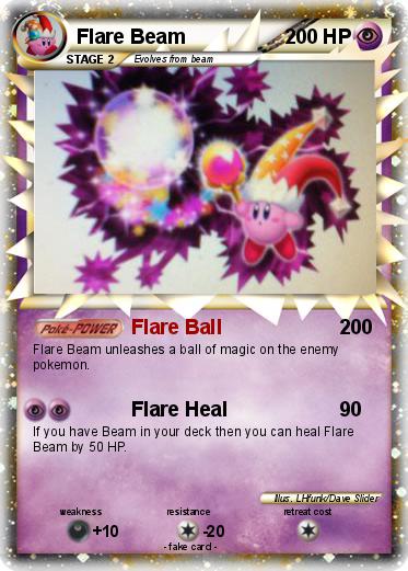 Pokemon Flare Beam
