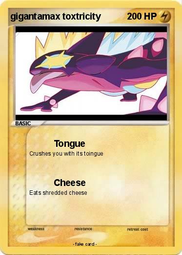 Pokemon gigantamax toxtricity