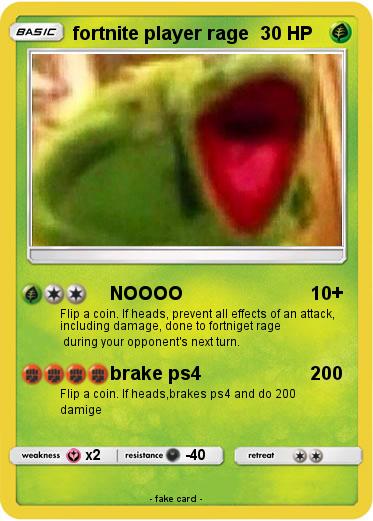Pokemon fortnite player rage