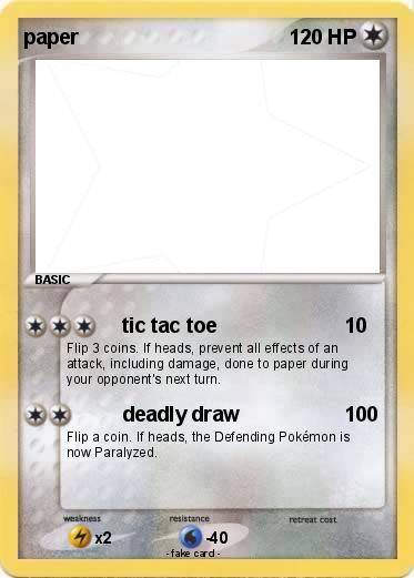 Pokemon paper