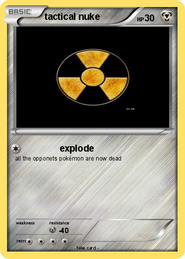 Pokemon tactical nuke