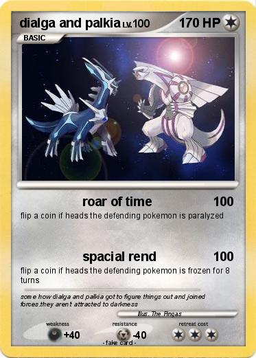 Pokemon dialga and palkia