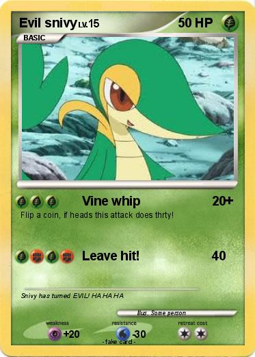 Pokemon Evil snivy