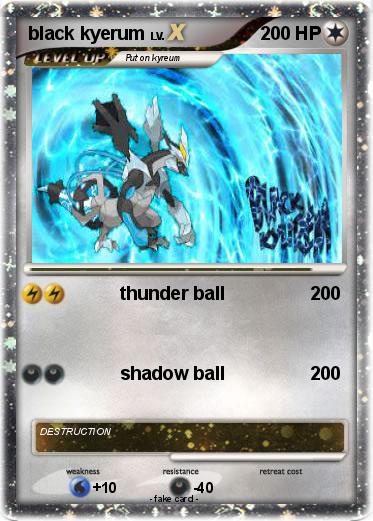 Pokemon black kyerum