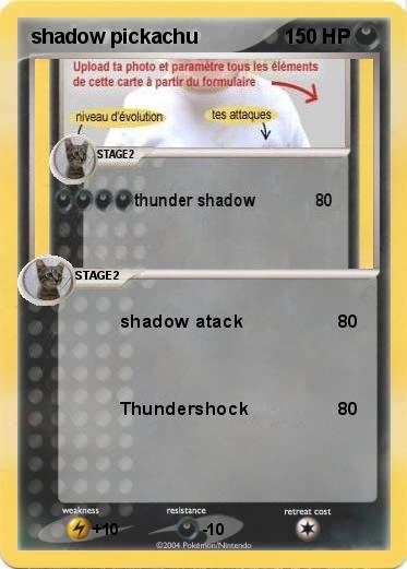 Pokemon shadow pickachu