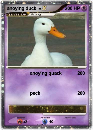 Pokemon anoying duck