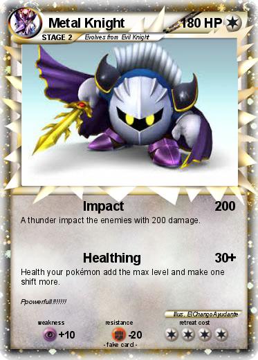 Pokemon Metal Knight