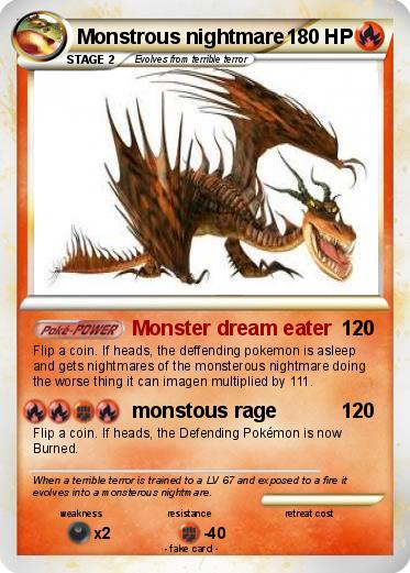 Pokemon Monstrous nightmare