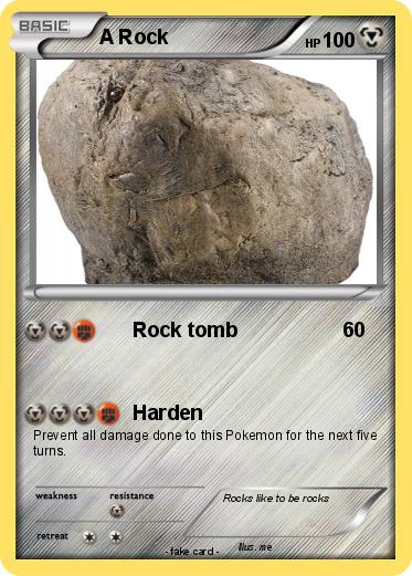 Pokemon A Rock
