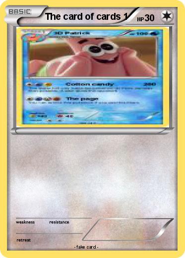 Pokemon The card of cards 1
