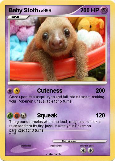 Pokemon Baby Sloth