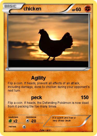Pokemon chicken