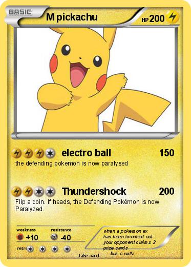 Pokemon M pickachu