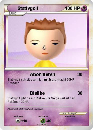 Pokemon Stativgolf