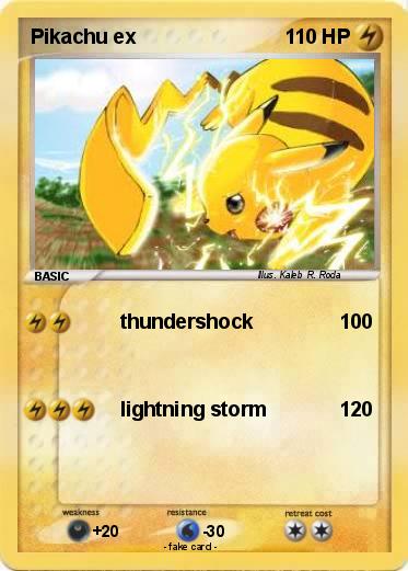 Pokemon Pikachu ex
