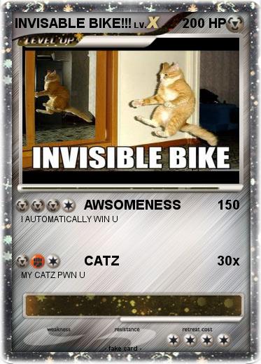 Pokemon INVISABLE BIKE!!!